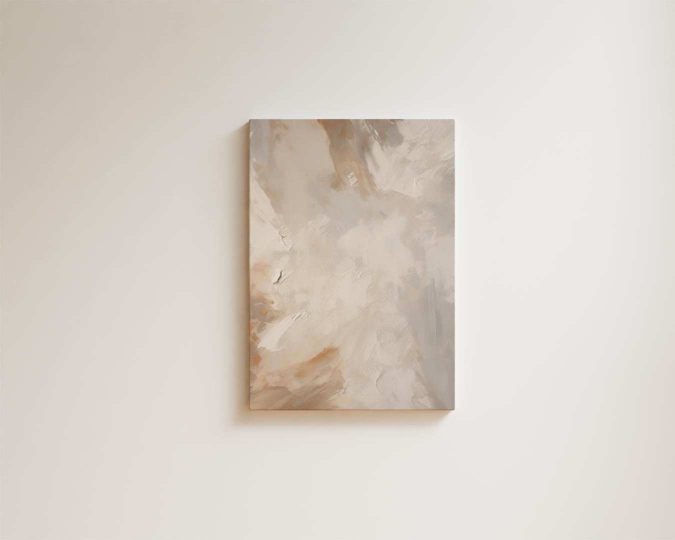 Earth tones in a flowing composition 