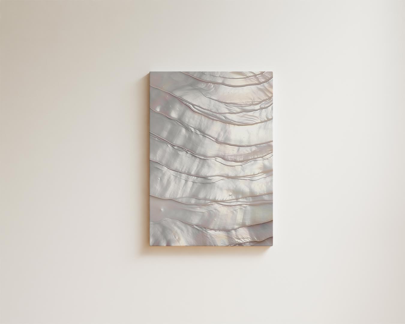 Mother of pearl layers in light 