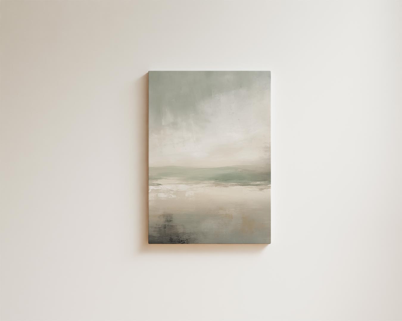 Soft landscape in shades of green