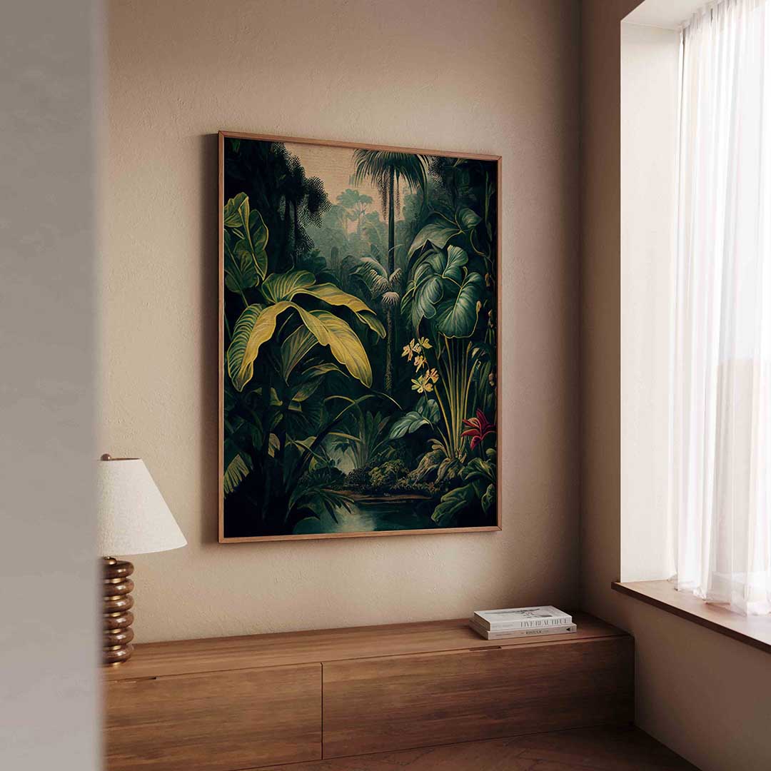 Tropische bladeren Poster