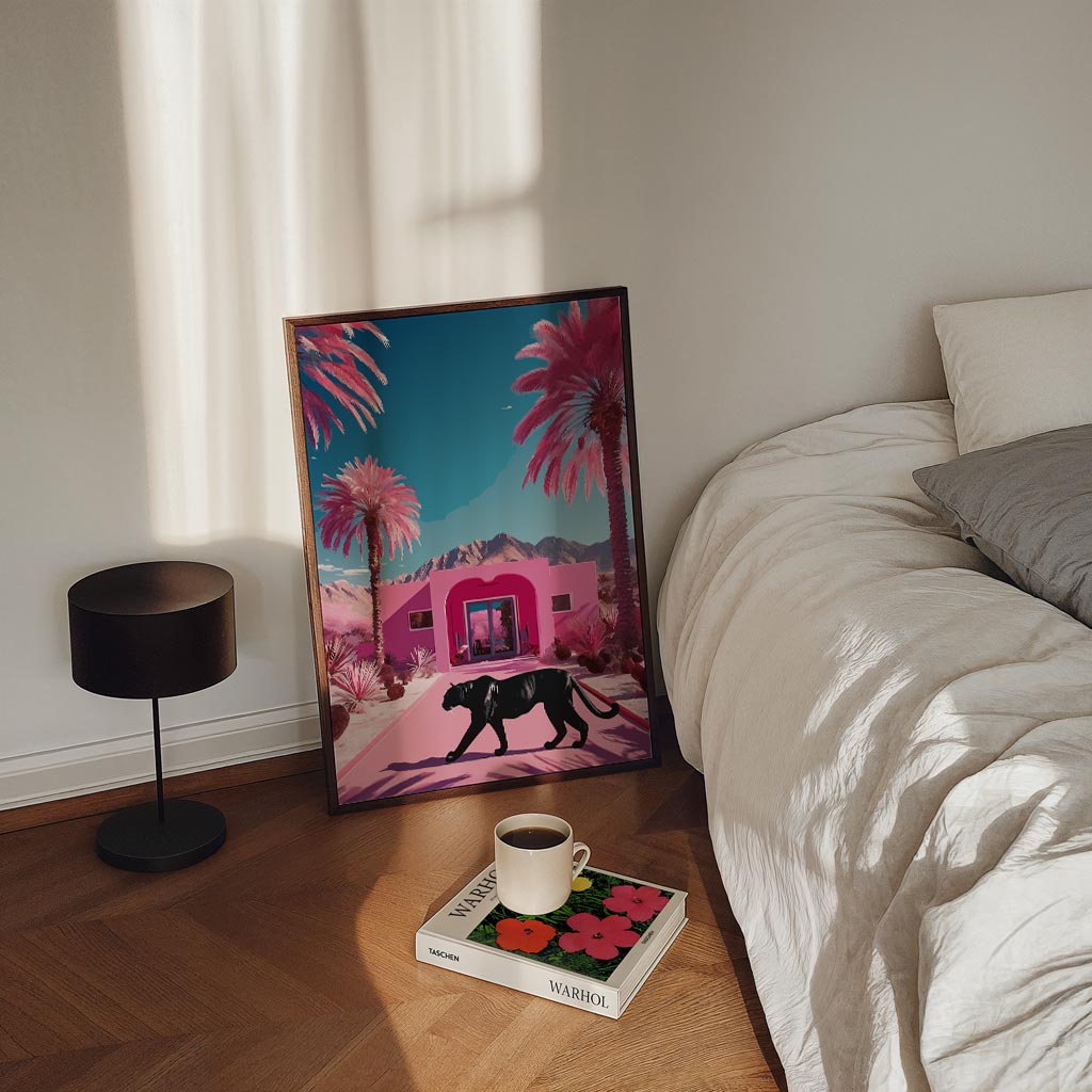 Stralende Roze Panter Poster-WallArtistic