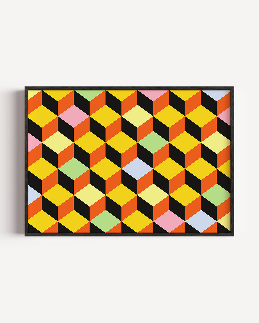Vormritme en kleur Poster