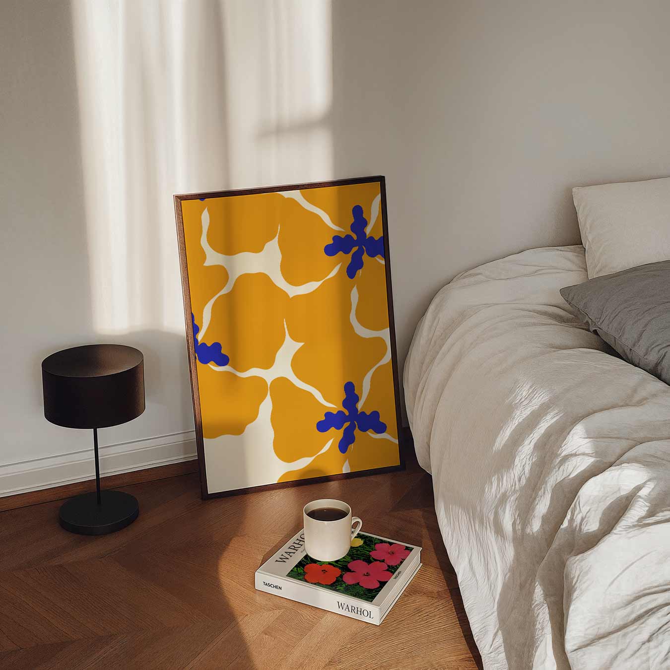 Bloemrijke Fantasie Poster-WallArtistic