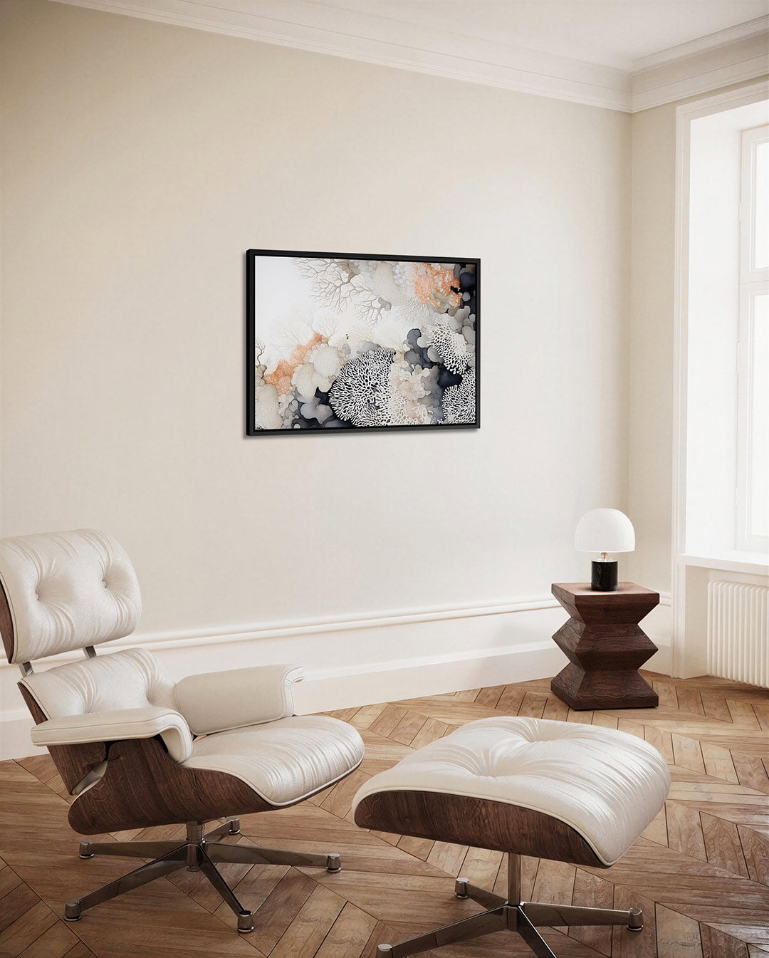 Organische vormen compositie Kunstwerk