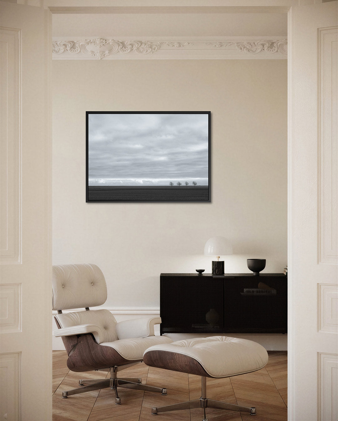 Rustige landschap Kunstwerk