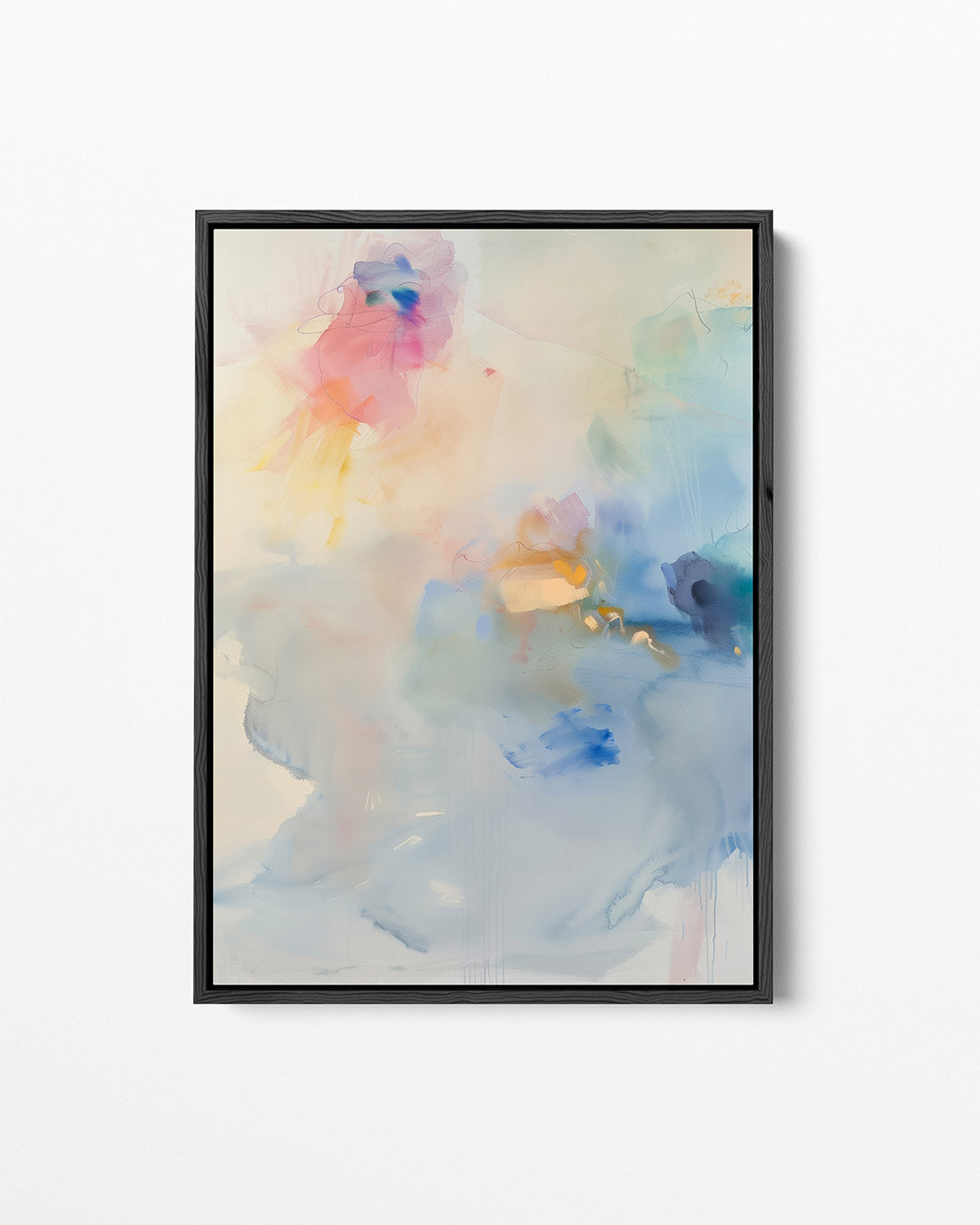 Kleurrijke vegen Kunstwerk