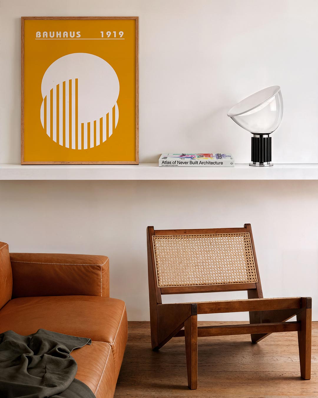 Cirkel en lijnen Poster