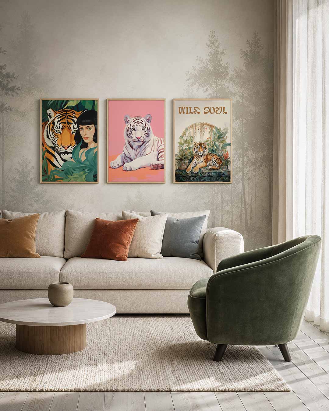 Jungle harmonie Posterset