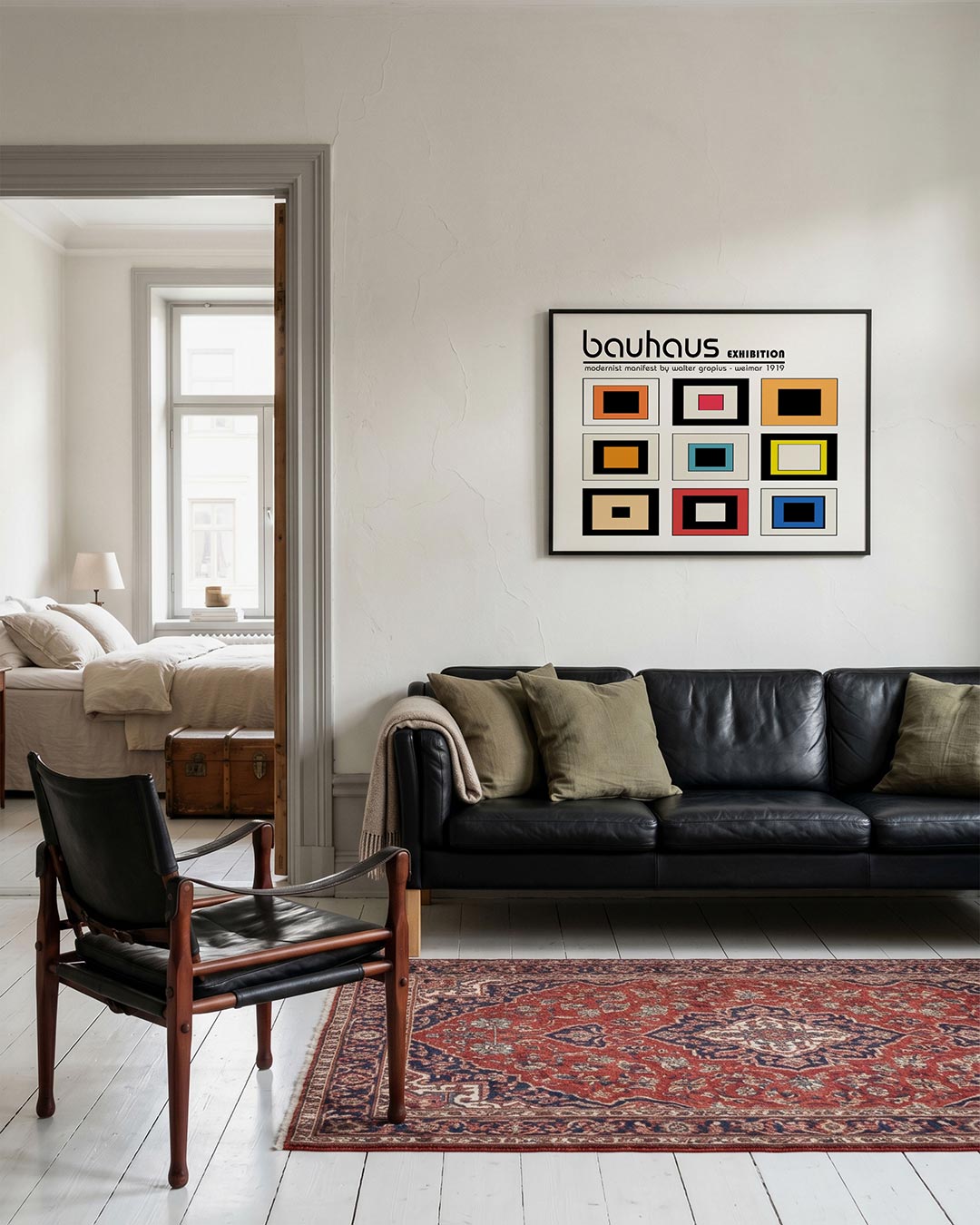 Vorm en kleurvlakken Poster