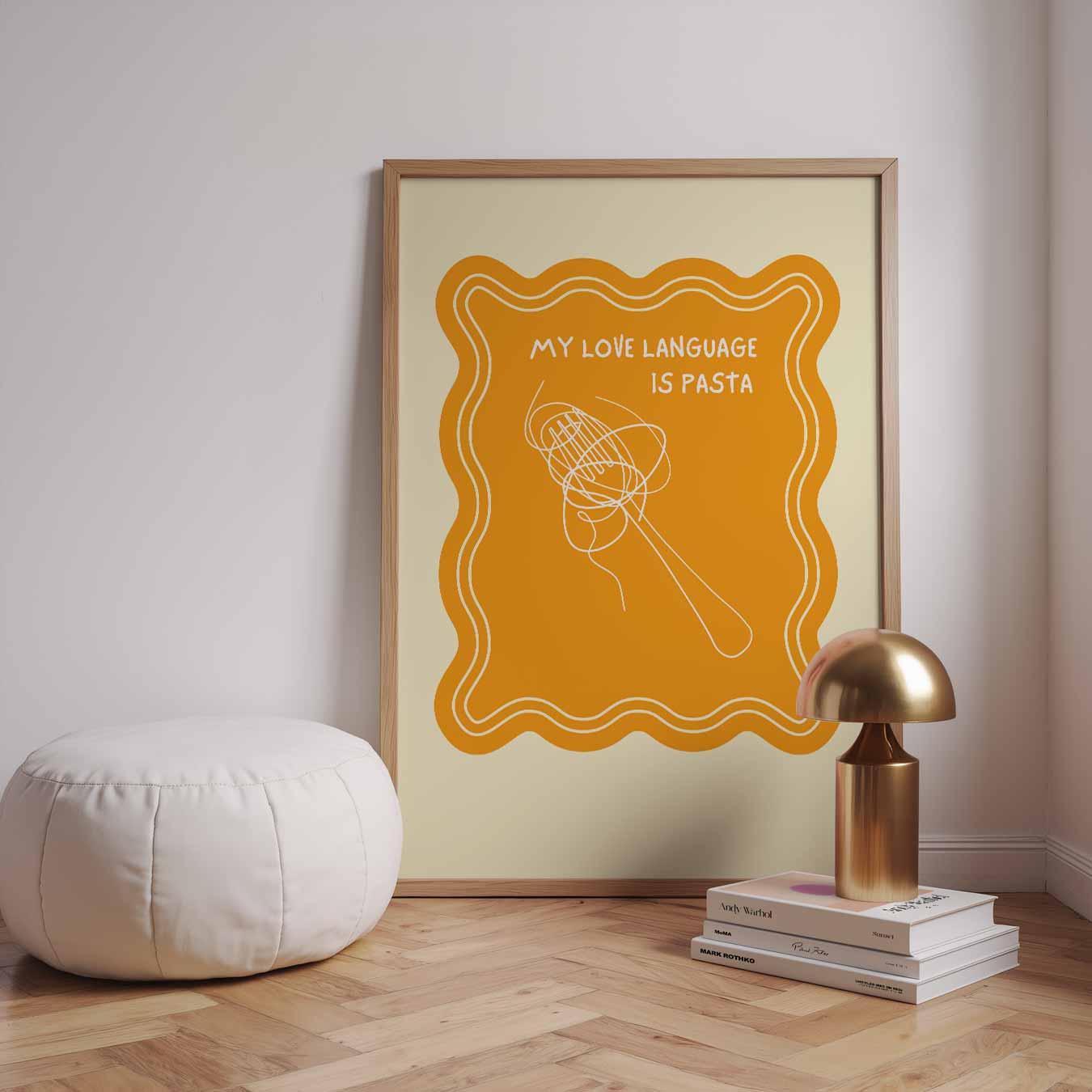 Pasta Love Language Poster-WallArtistic