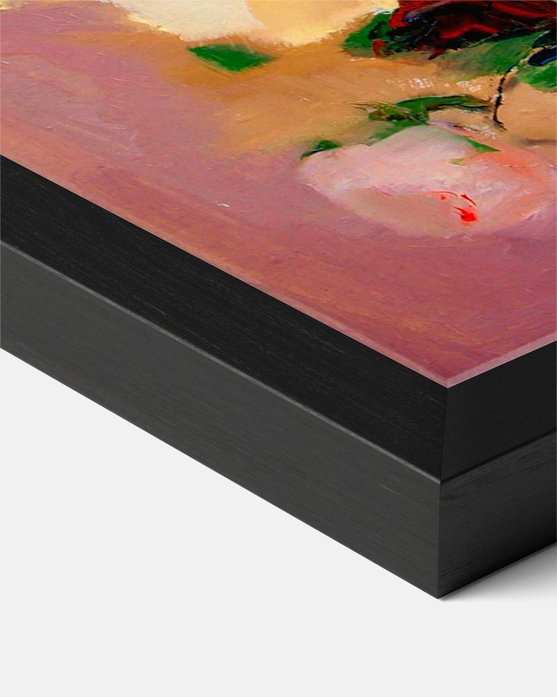 Vrolijke Bloemenweelde Poster-WallArtistic