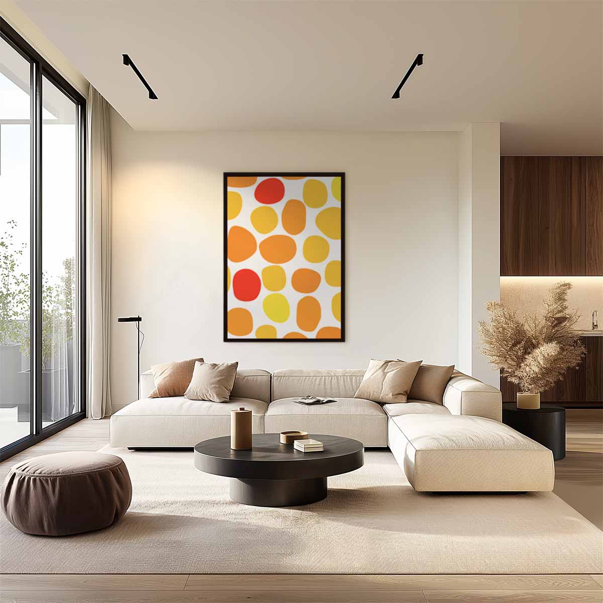 Vrolijke Kleurenmix Wanddecoratie Kunstwerk-canvas-dibond-plexiglas-wanddecoratie-WallArtistic
