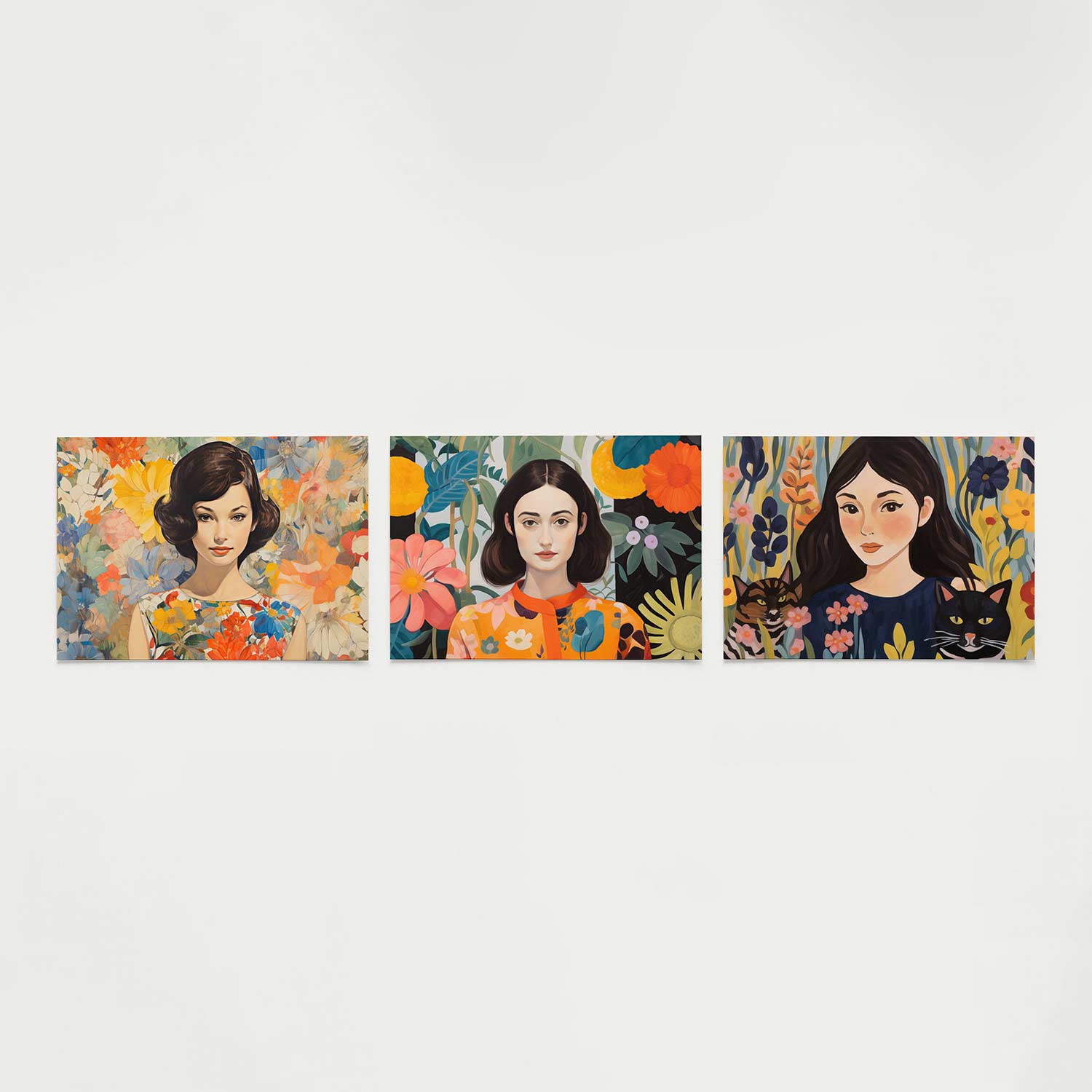 Bloemenportret Posterset