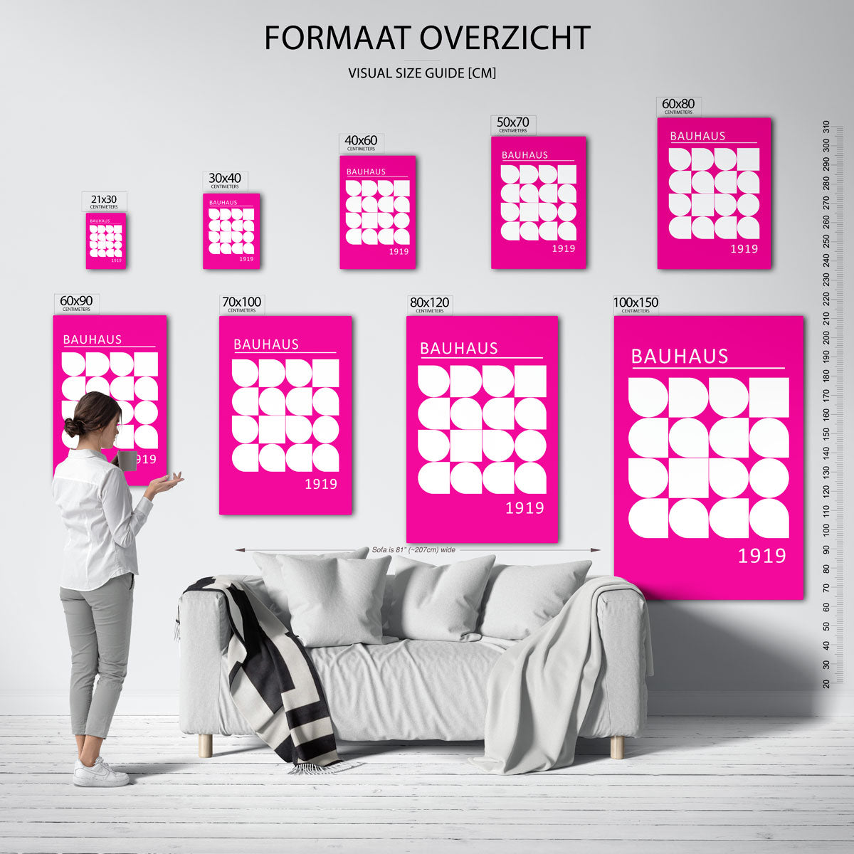 Vormen en vlakken Poster