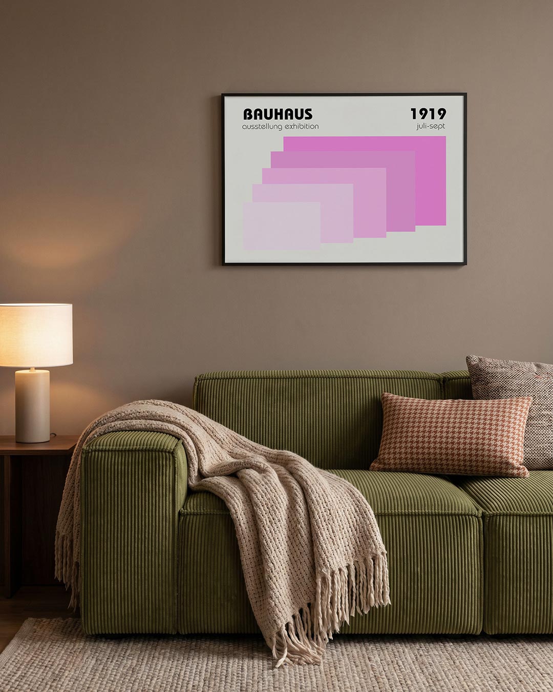 Vormritme en kleur Poster