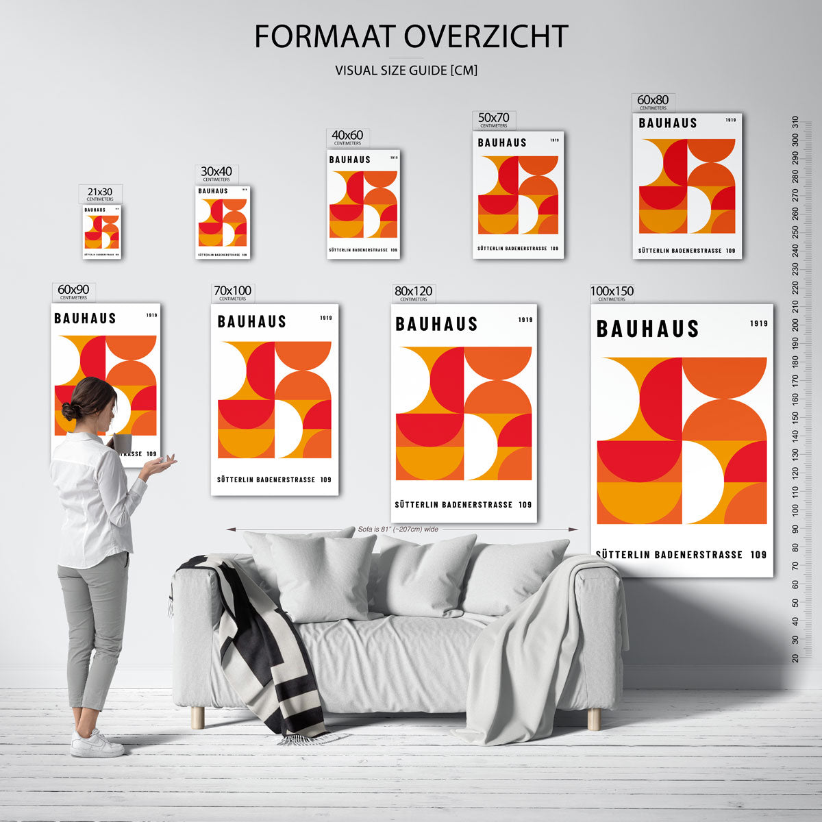 Vormen en vlakken Poster