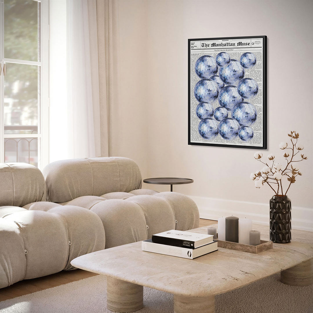 Reflecterende bollen Kunstwerk