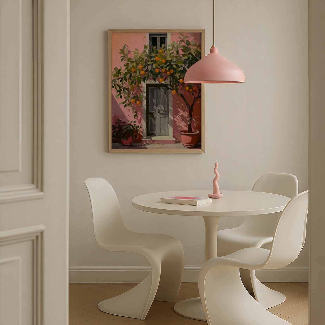 Droomachtige Groene Oase Poster-WallArtistic