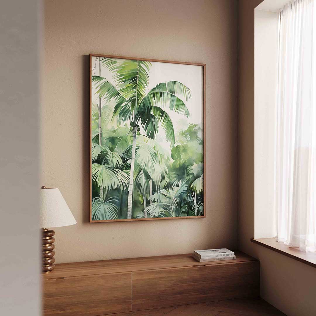 Tropische bladeren Poster