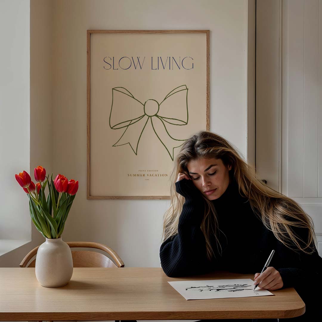 Slow Living Poster-WallArtistic
