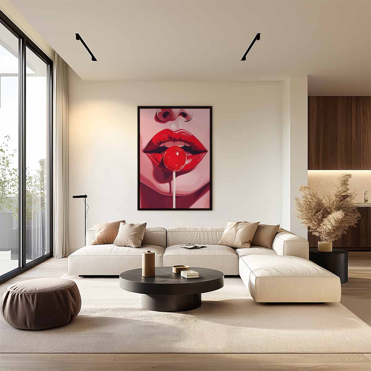 Pop Art Lolly Delight Kunstwerk-canvas-dibond-plexiglas-wanddecoratie-WallArtistic