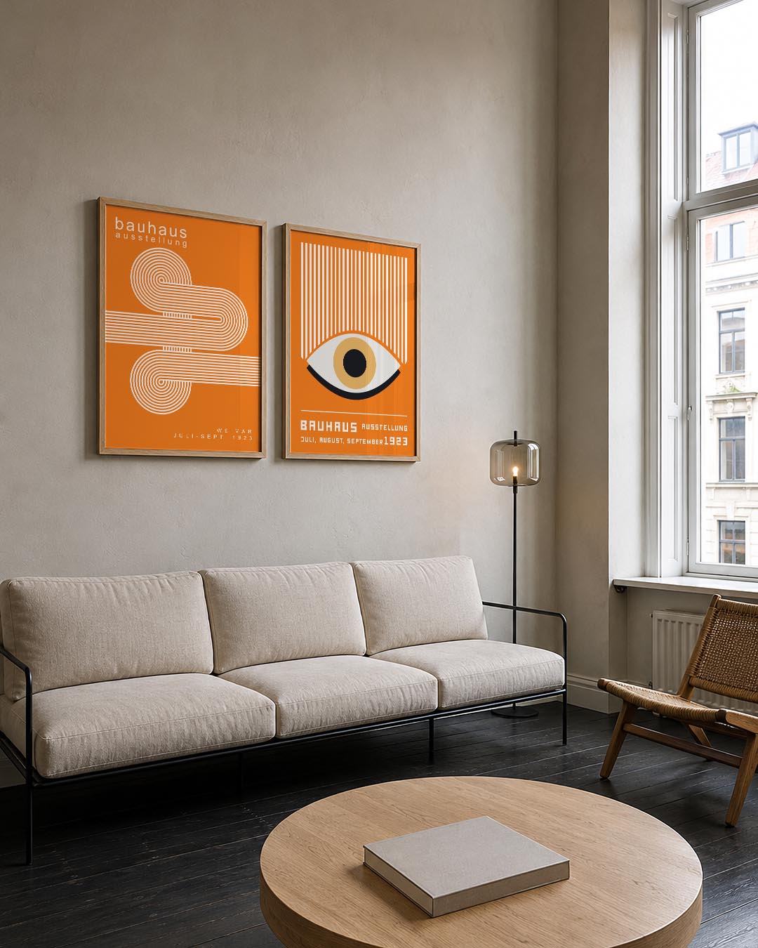 Lijnen en cirkelpatronen Posterset