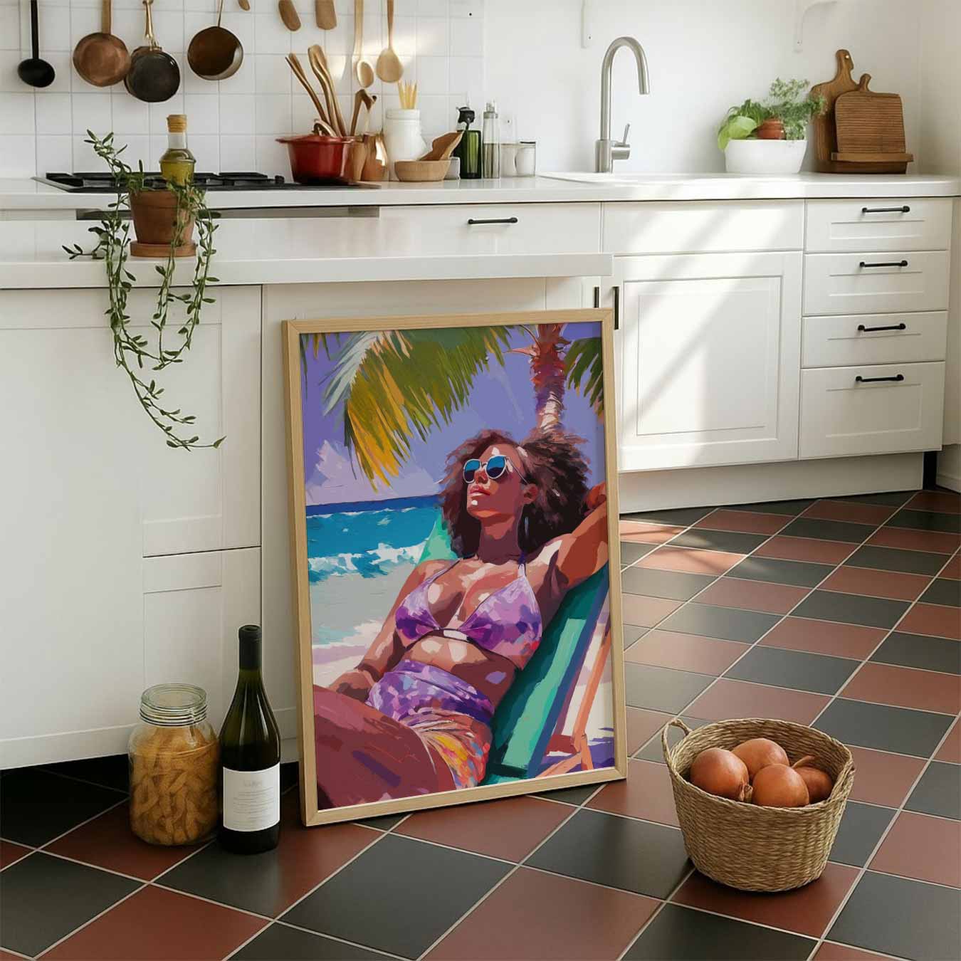 Tropische Zonvakantie Poster-WallArtistic