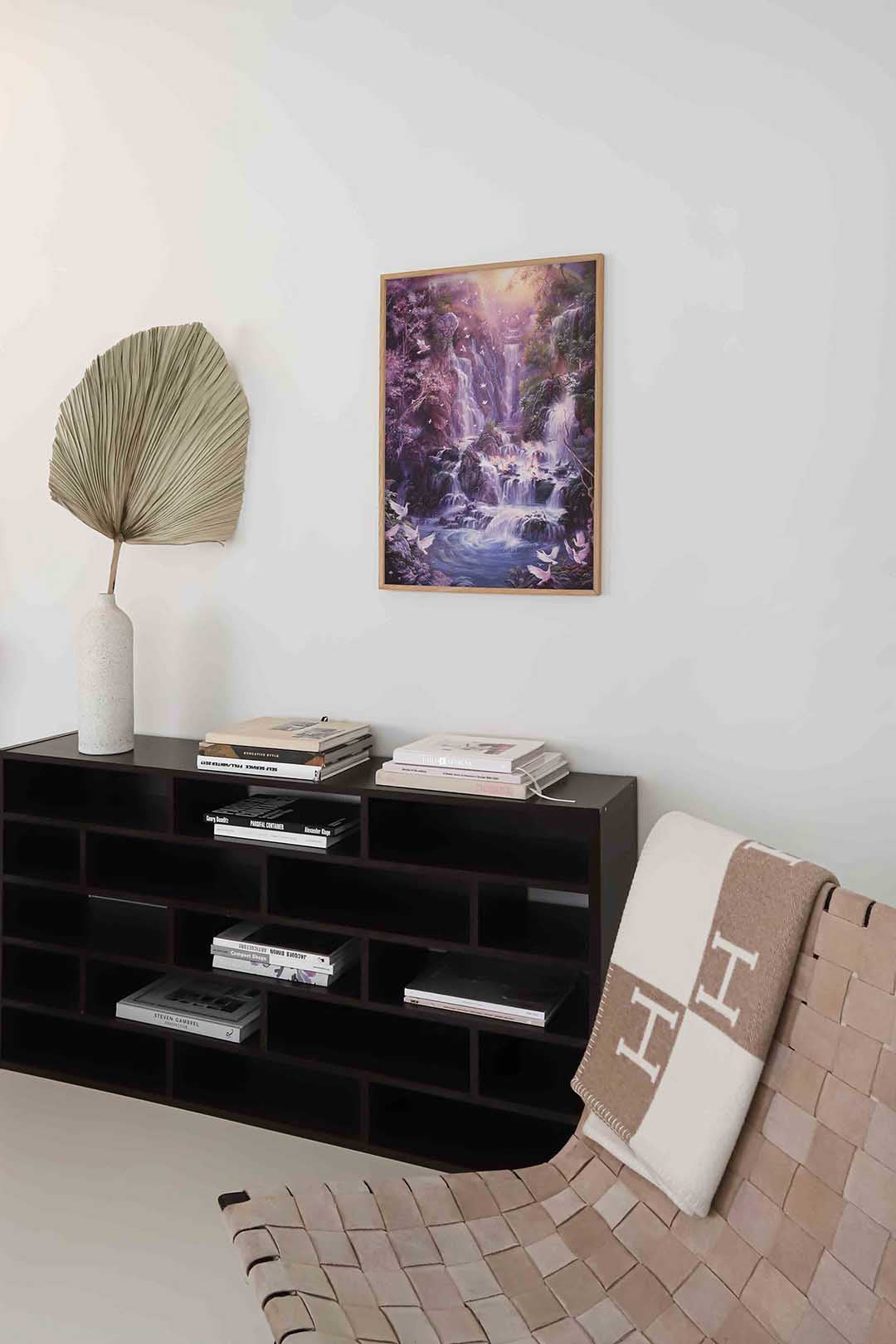 Waterval en vogels Poster