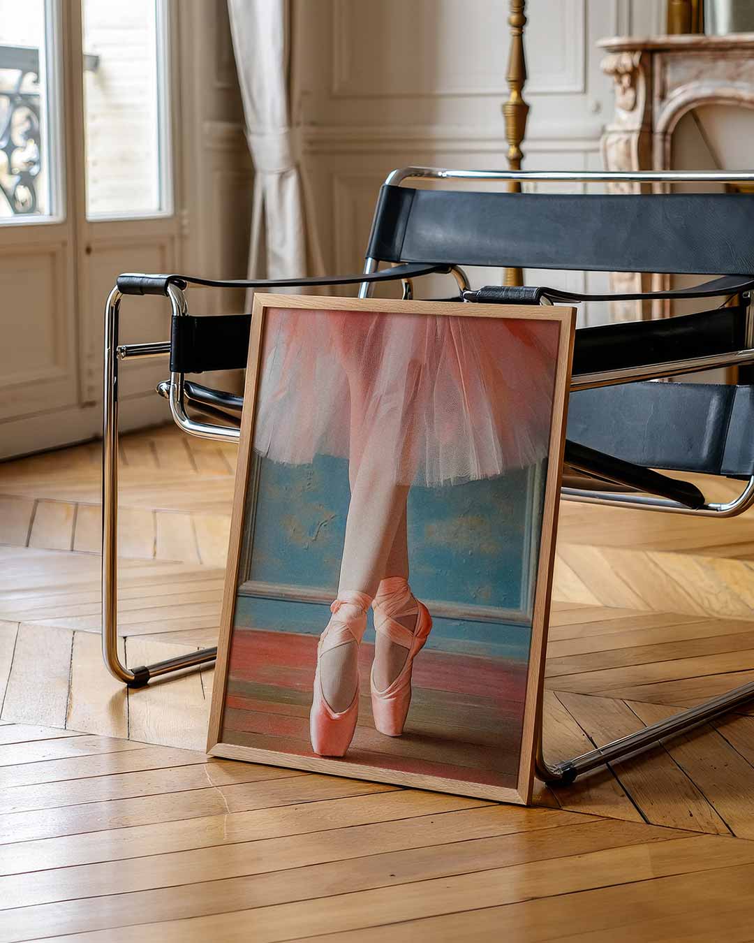 Dromerige Ballet Elegantie Poster-WallArtistic