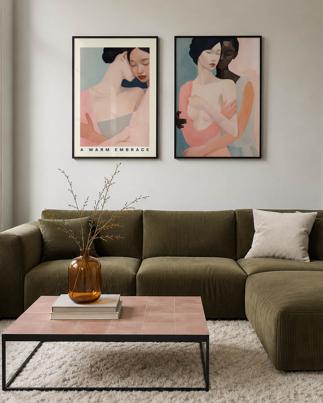 Zachte omhelzing Posterset