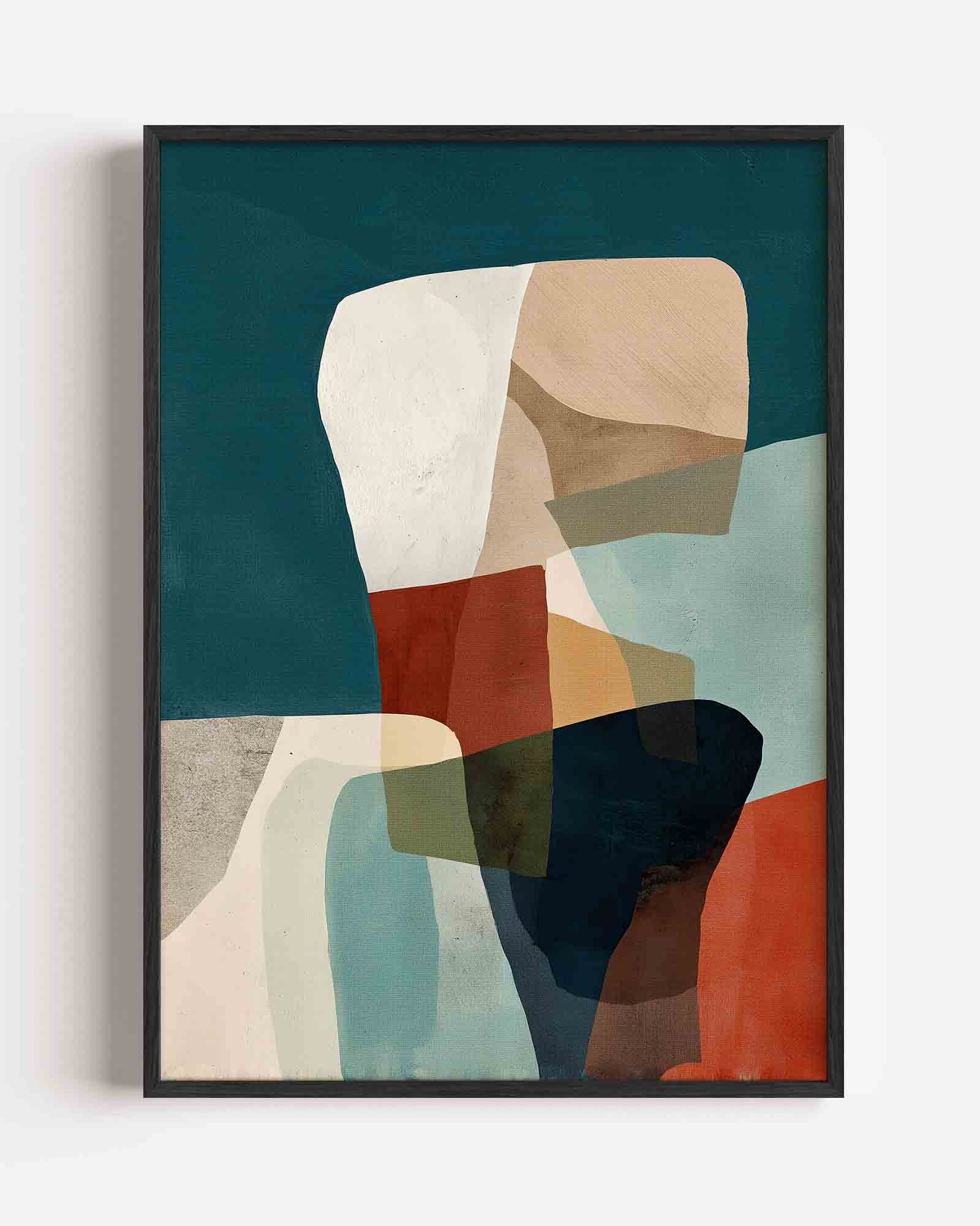 Abstracte vormen Poster