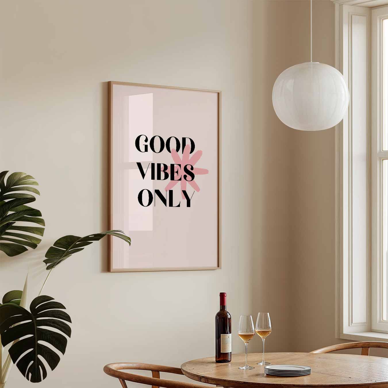 Good Vibes Only Poster-WallArtistic