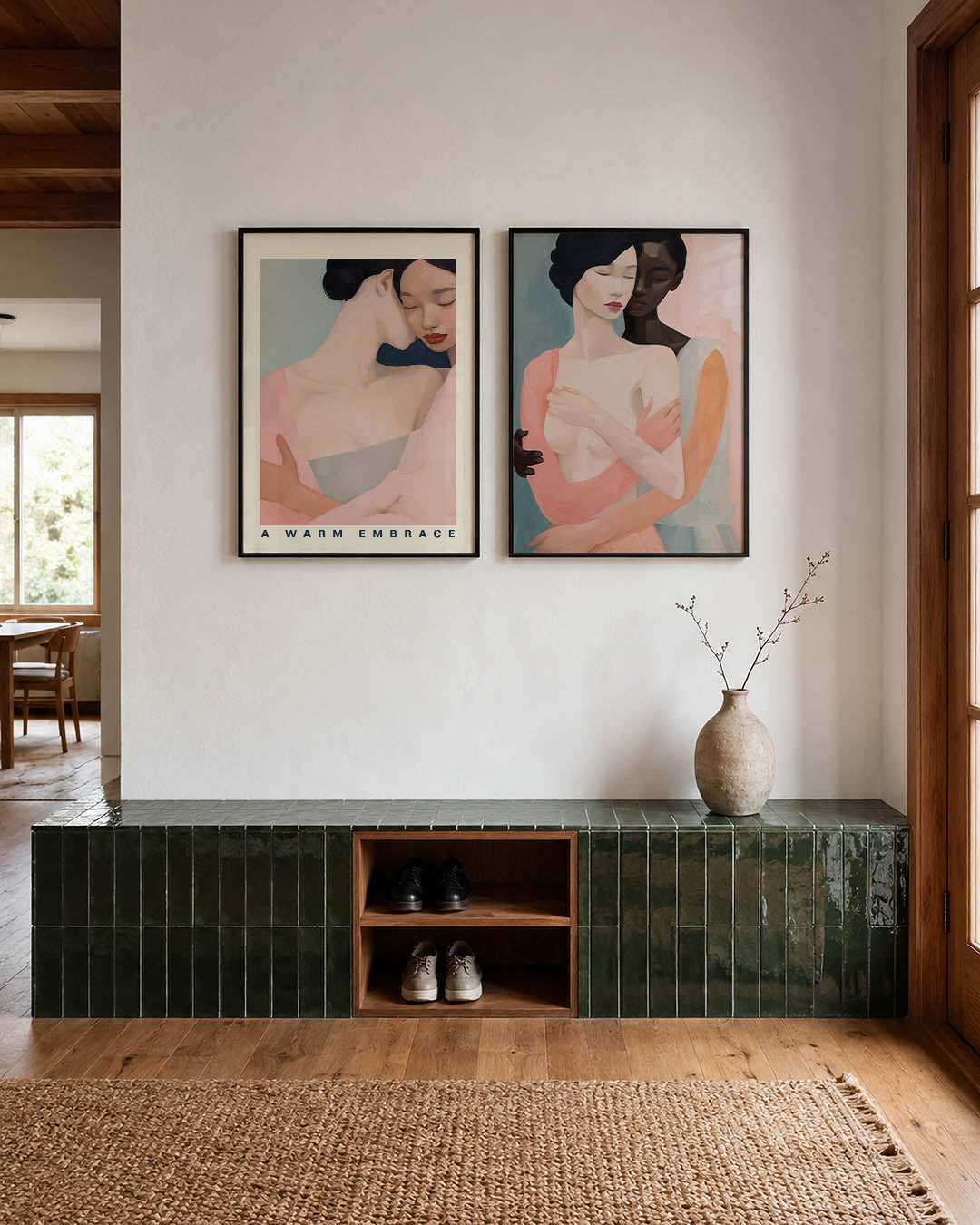 Zachte omhelzing Posterset