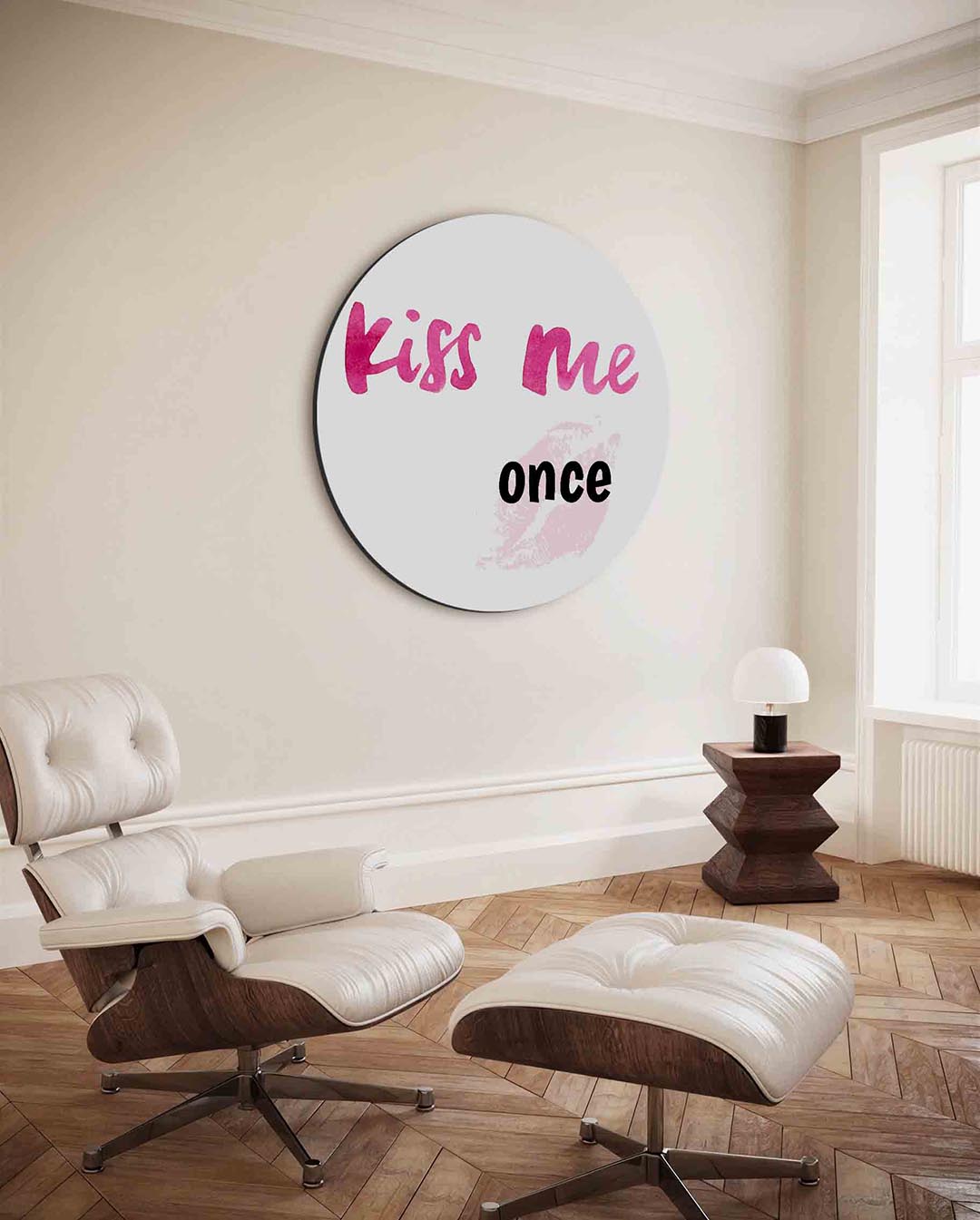 Kiss me once Muurcirkel