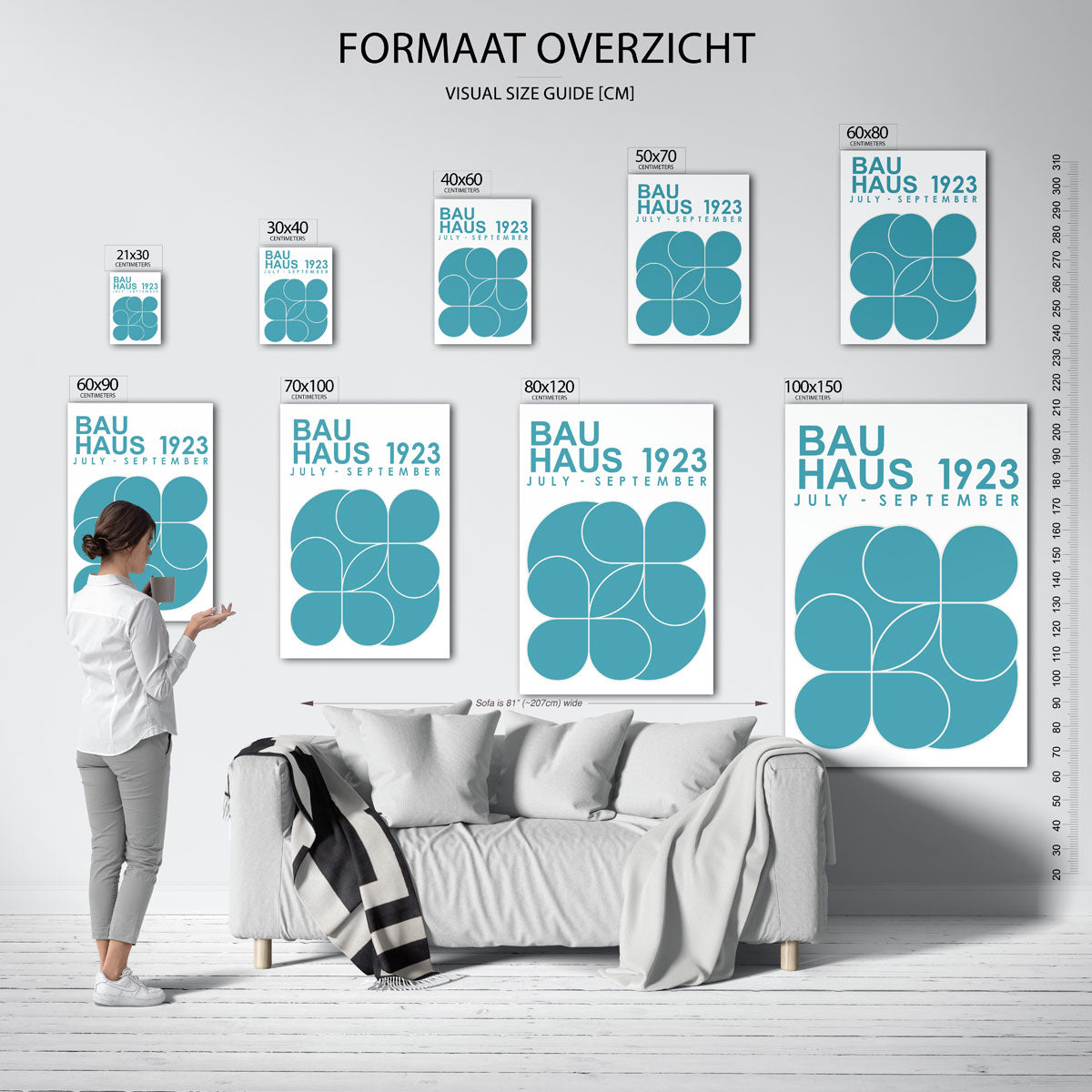 Vormen en vlakken Poster