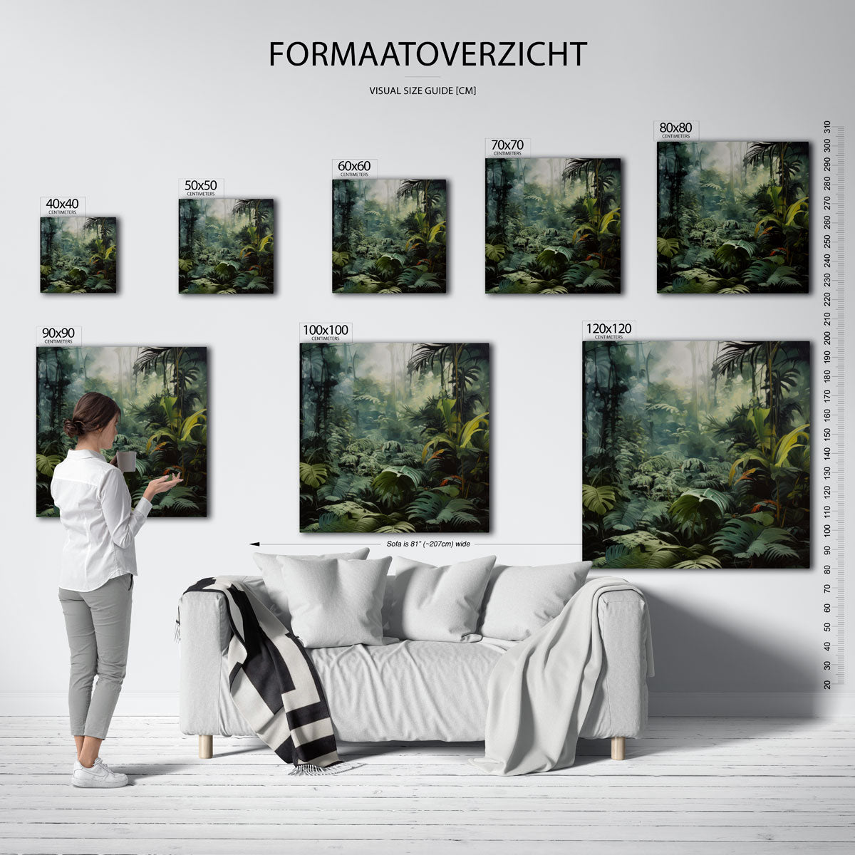 Weelderige jungle Poster