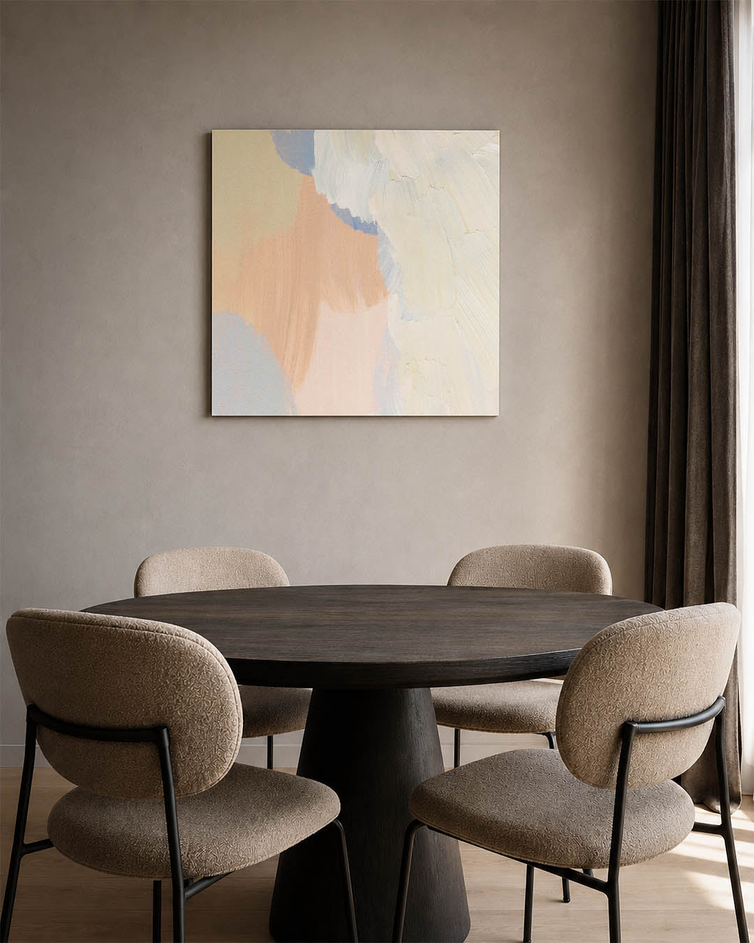 Zachte kleuren harmonie Kunstwerk
