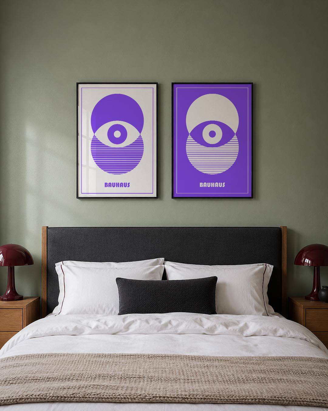Cirkel en strepen Posterset