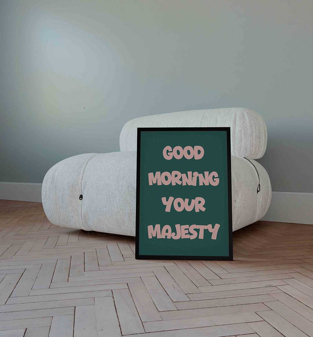 Good morning tekst Poster