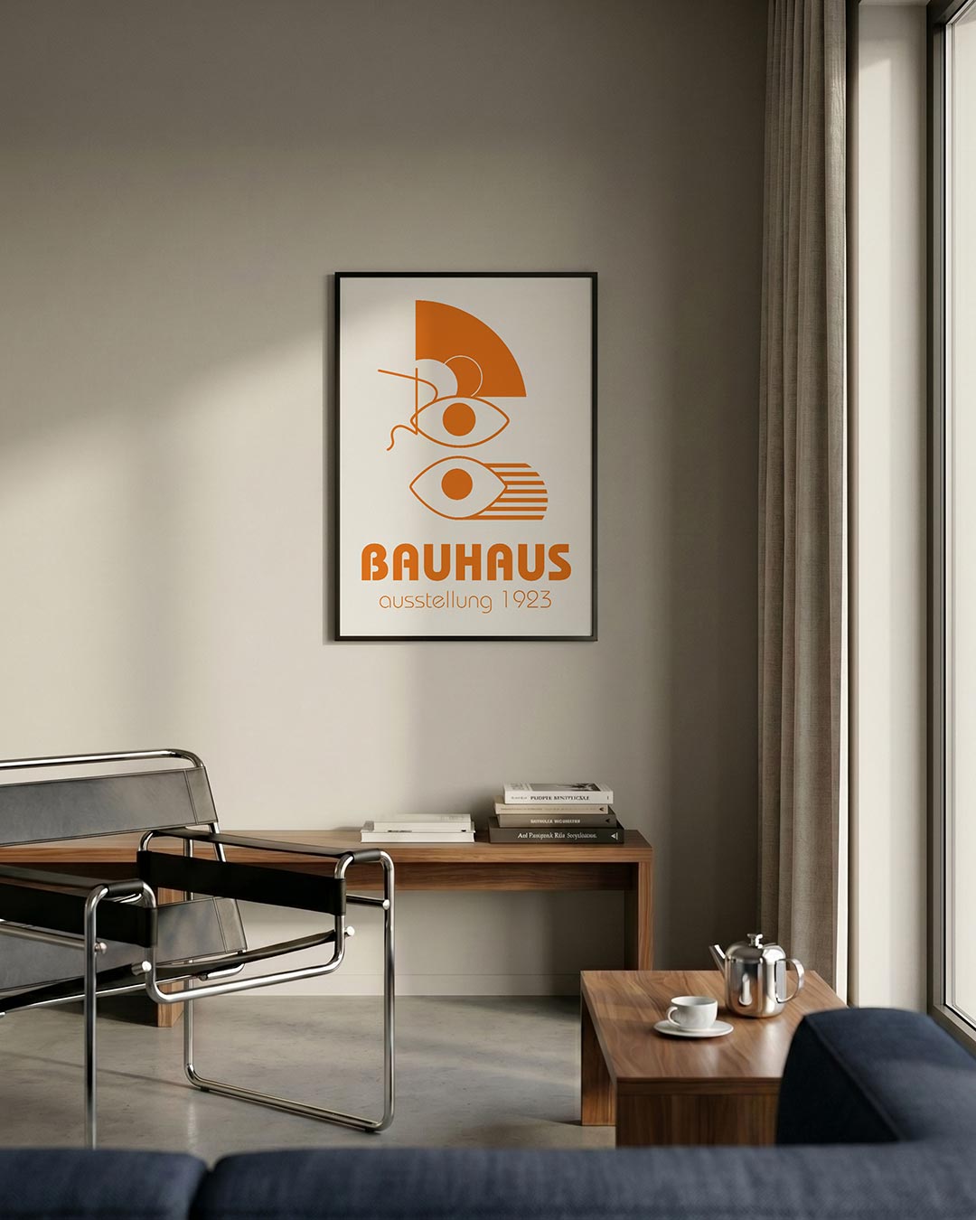 Oogvormen en lijnen Poster