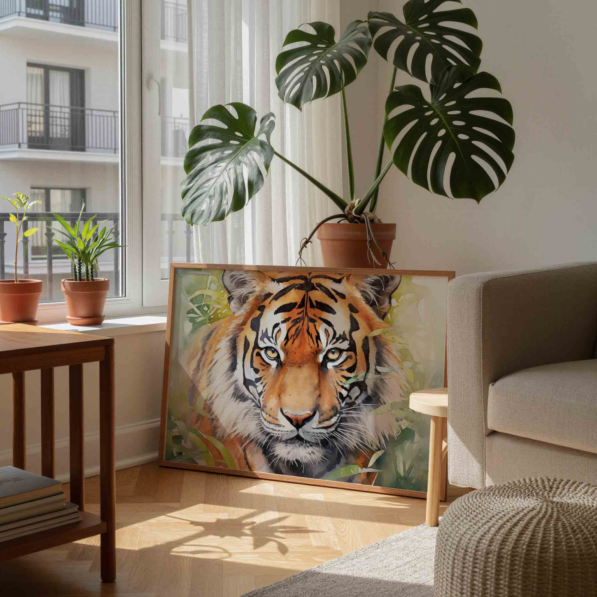Tijger portret Poster