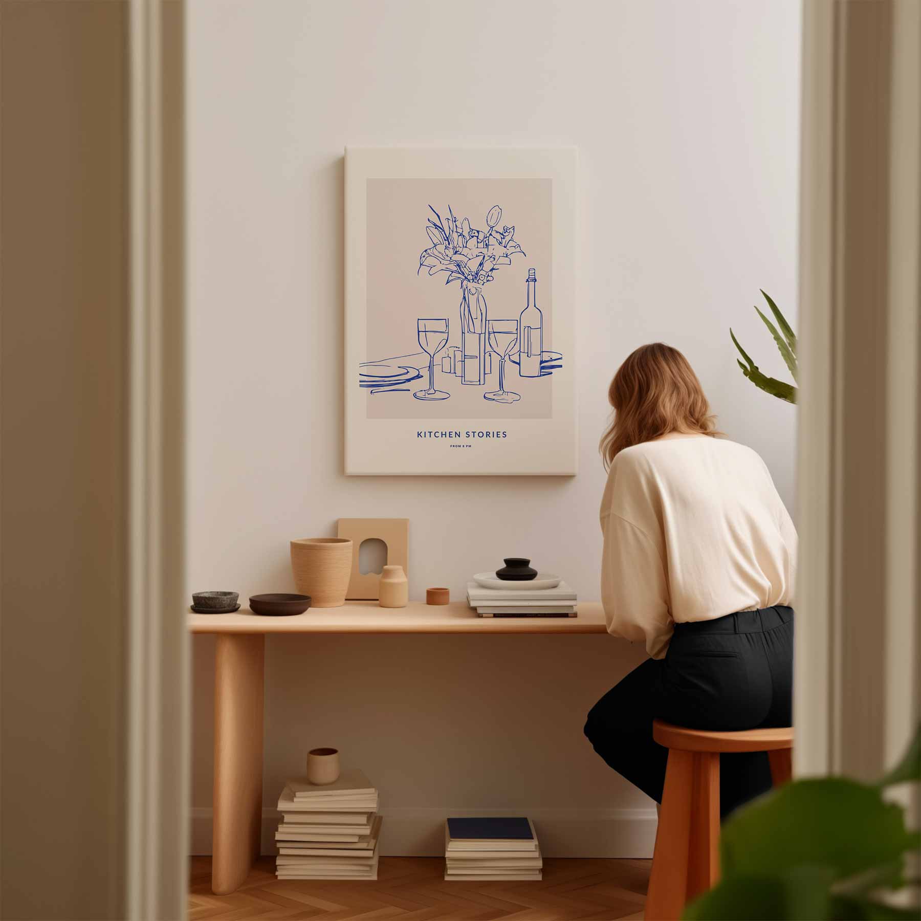 Gezellige Keukentafereeltjes Kunstwerk-canvas-dibond-plexiglas-wanddecoratie-WallArtistic