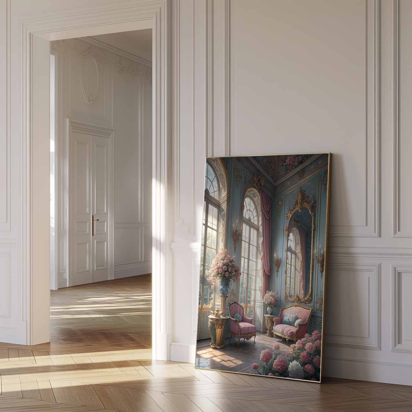 Dromerige Luxe Interieur Poster-WallArtistic