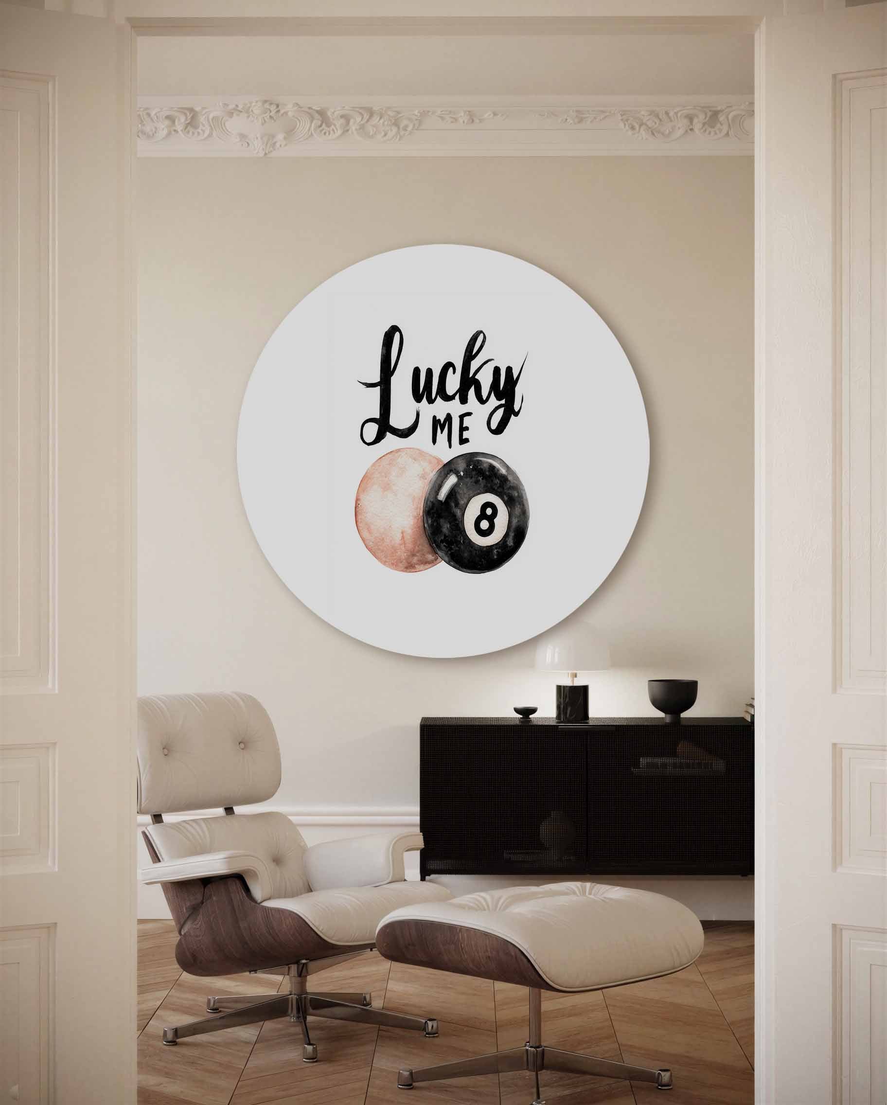 Lucky me Muurcirkel