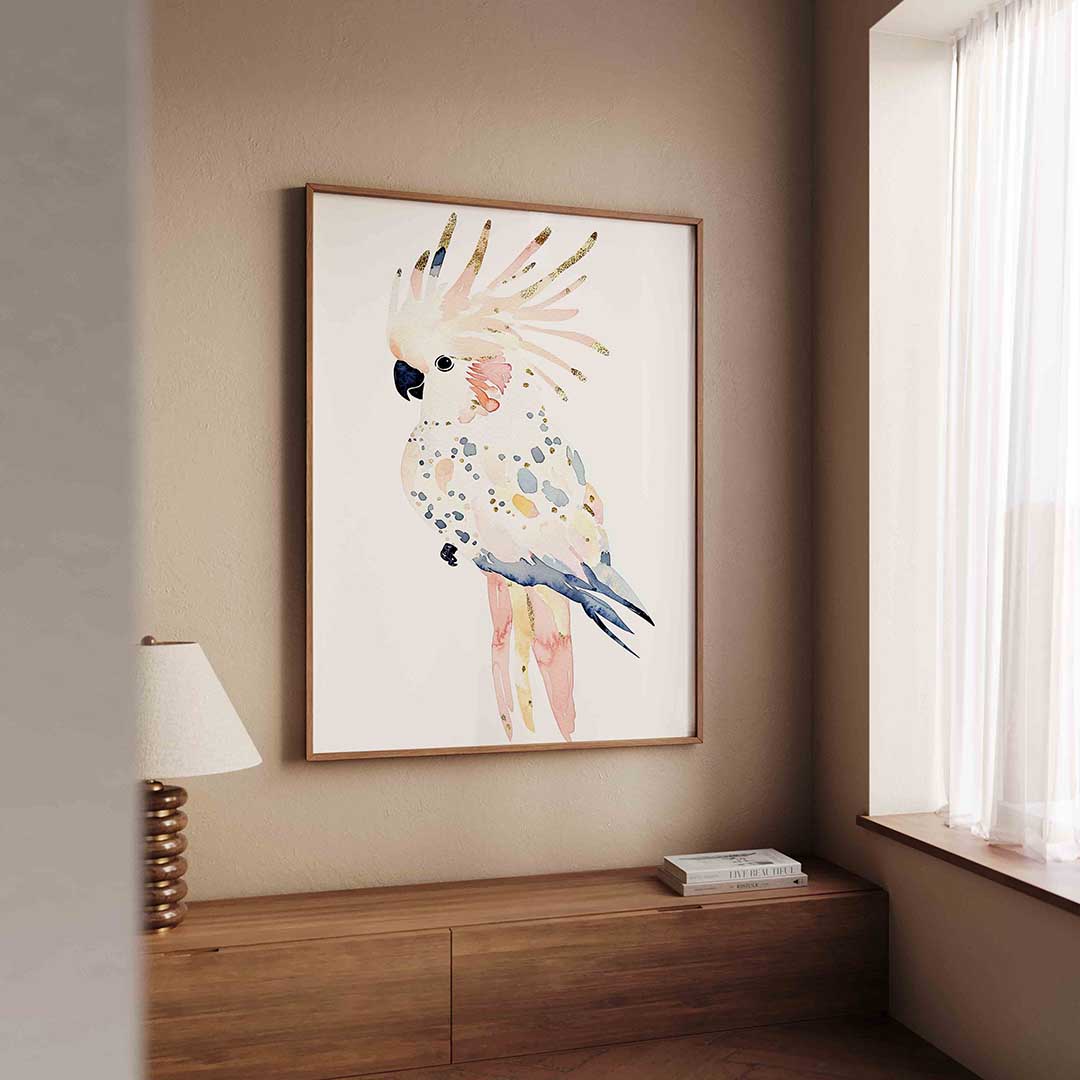 Gekleurde kaketoe Poster
