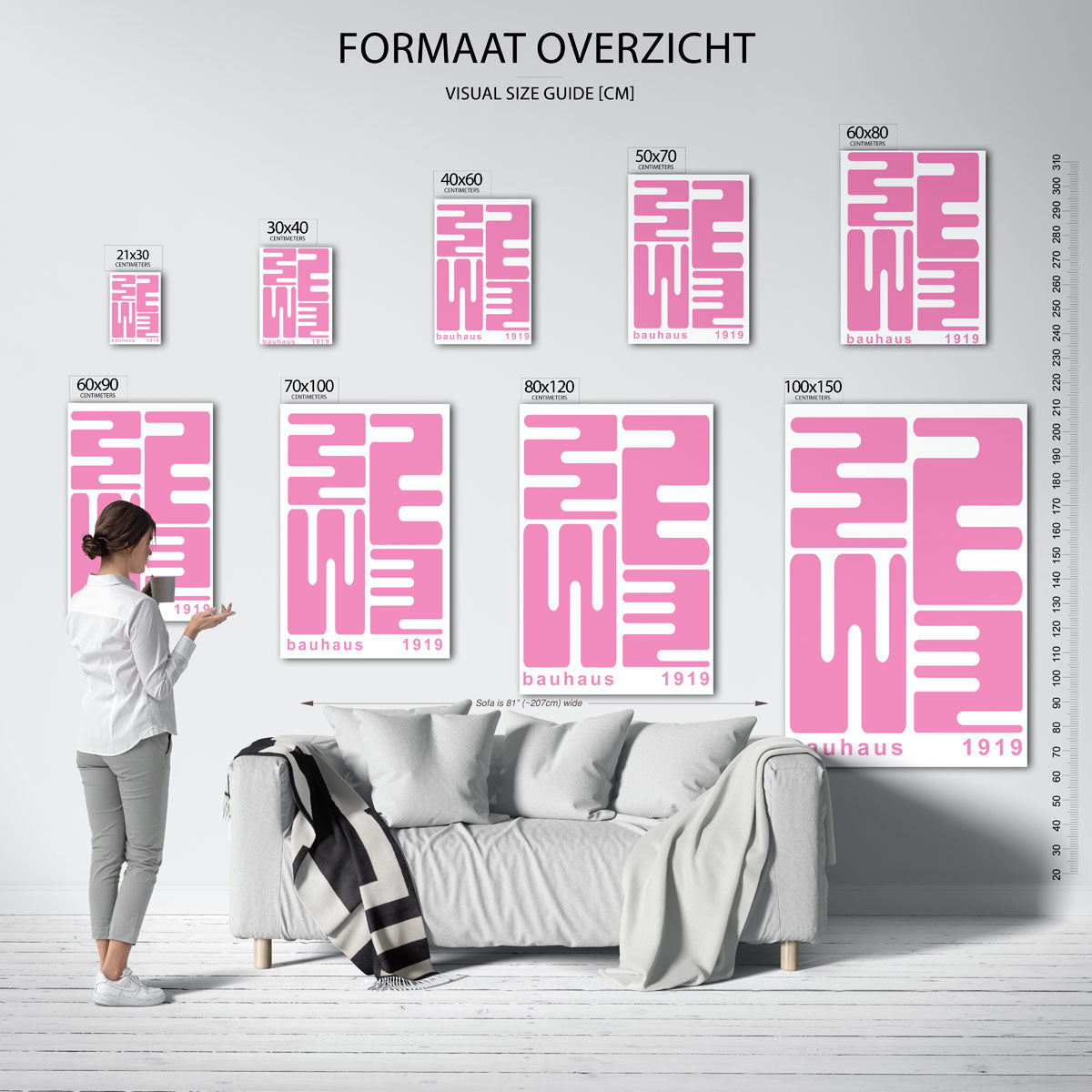 Vorm en lijnen Poster