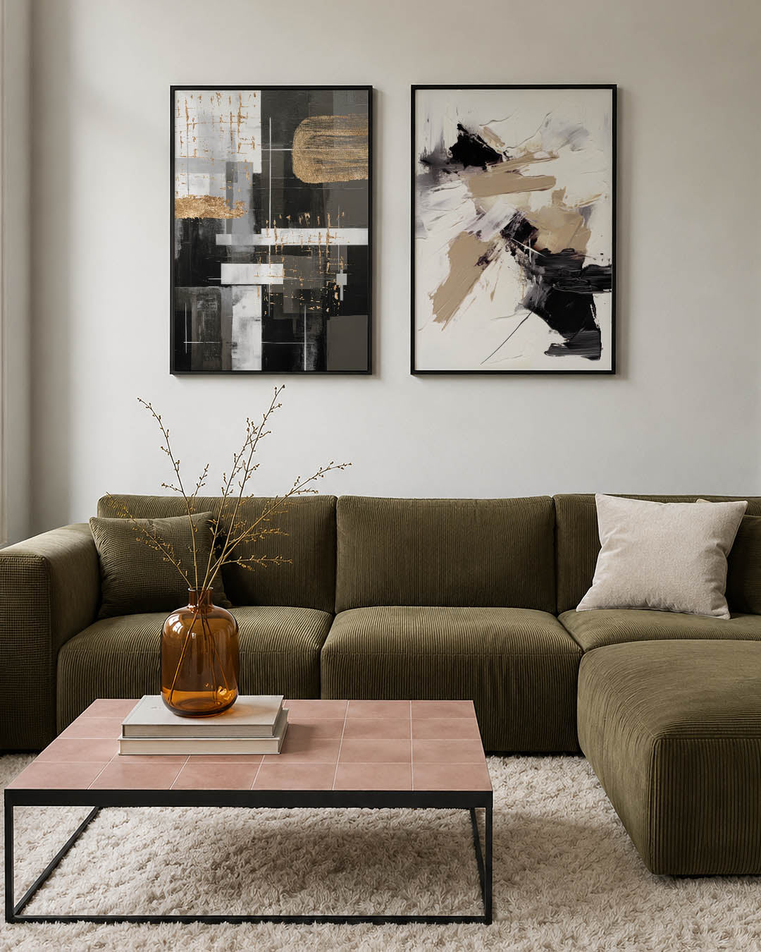 Gouden lijnenspel Posterset