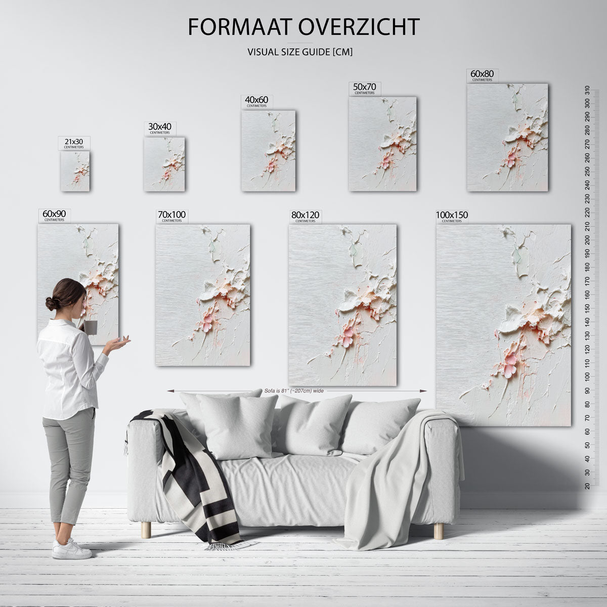 Abstracte textuur Poster