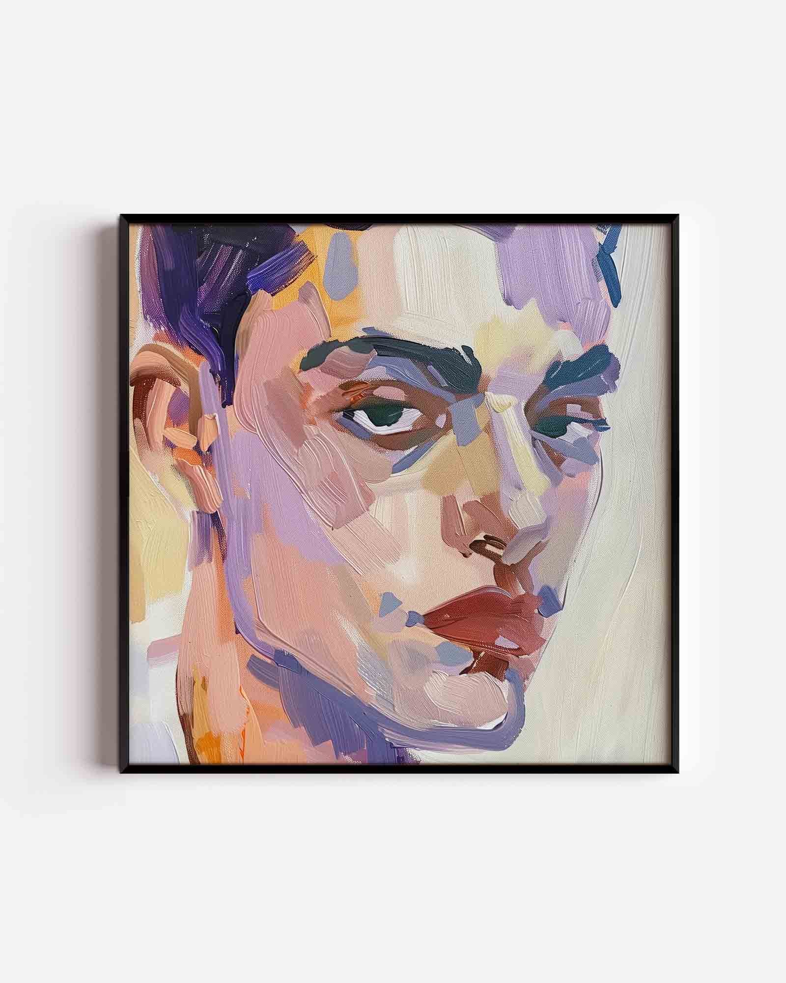 Abstract portret Poster