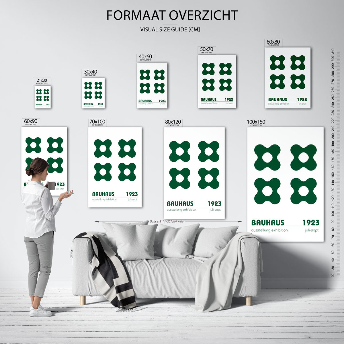 Vormritme en balans Poster